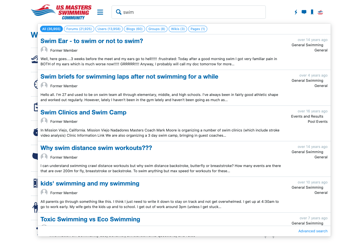 Robust Search on Community